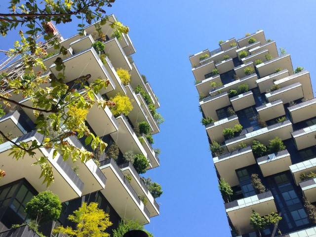 giardino verticale stefano boeri milano edifici ecologici