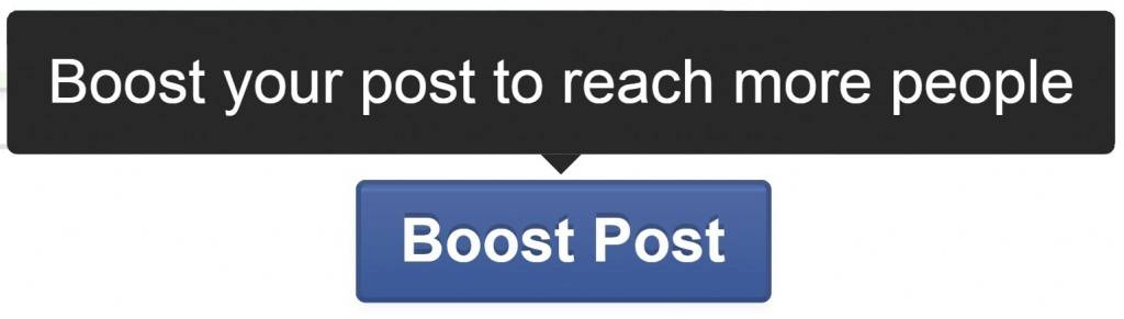 facebook post boost per aumentare la visibilità