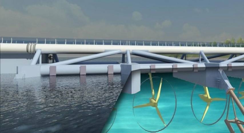 Un Ponte Galleggiante per Produrre Energia dalle maree